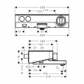 Змішувач для ванни Hansgrohe Shower Tablet Select 13151000 з термостатом - Фото 1